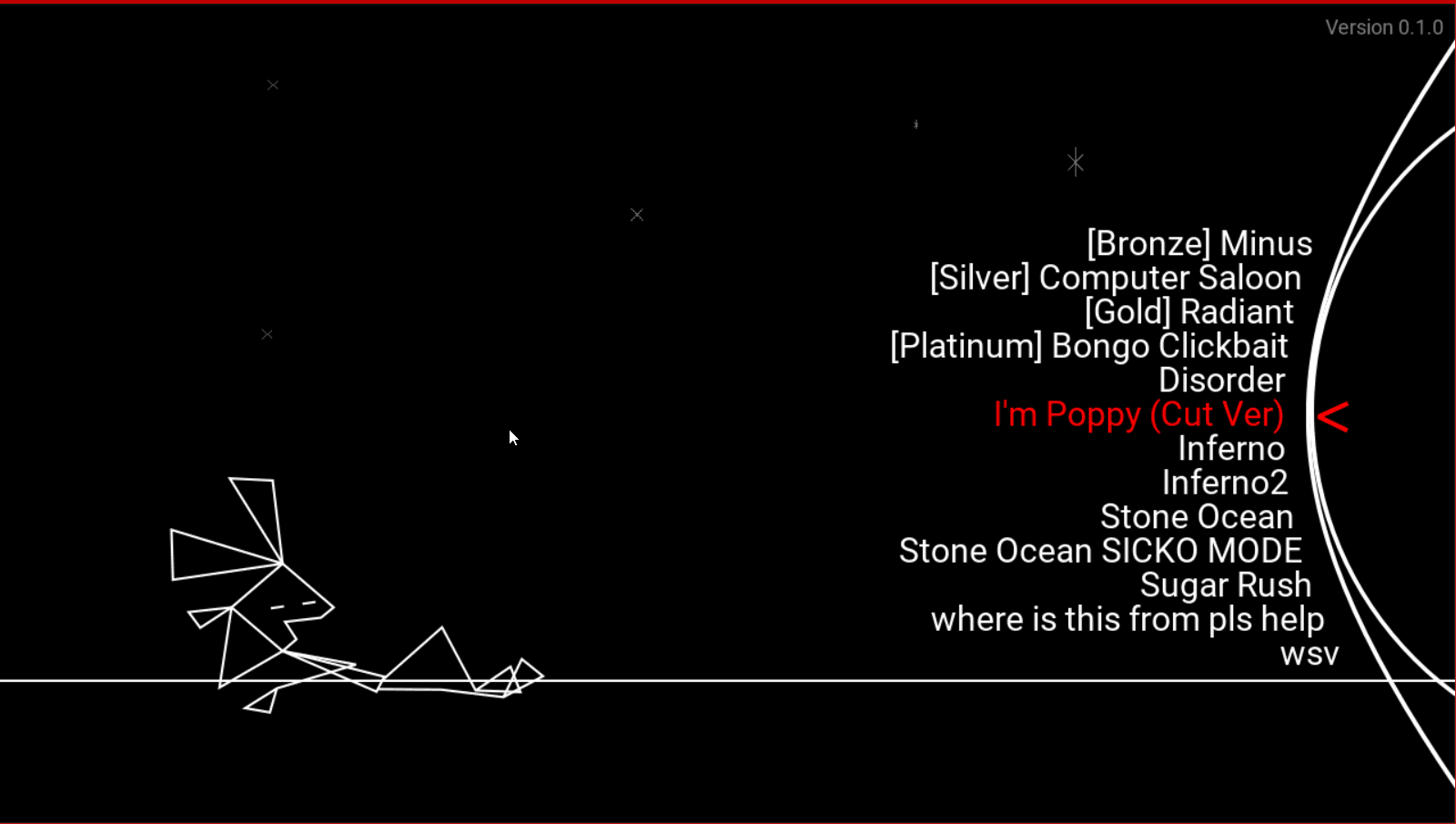 Vib-Ribbon Minus screenshot 2