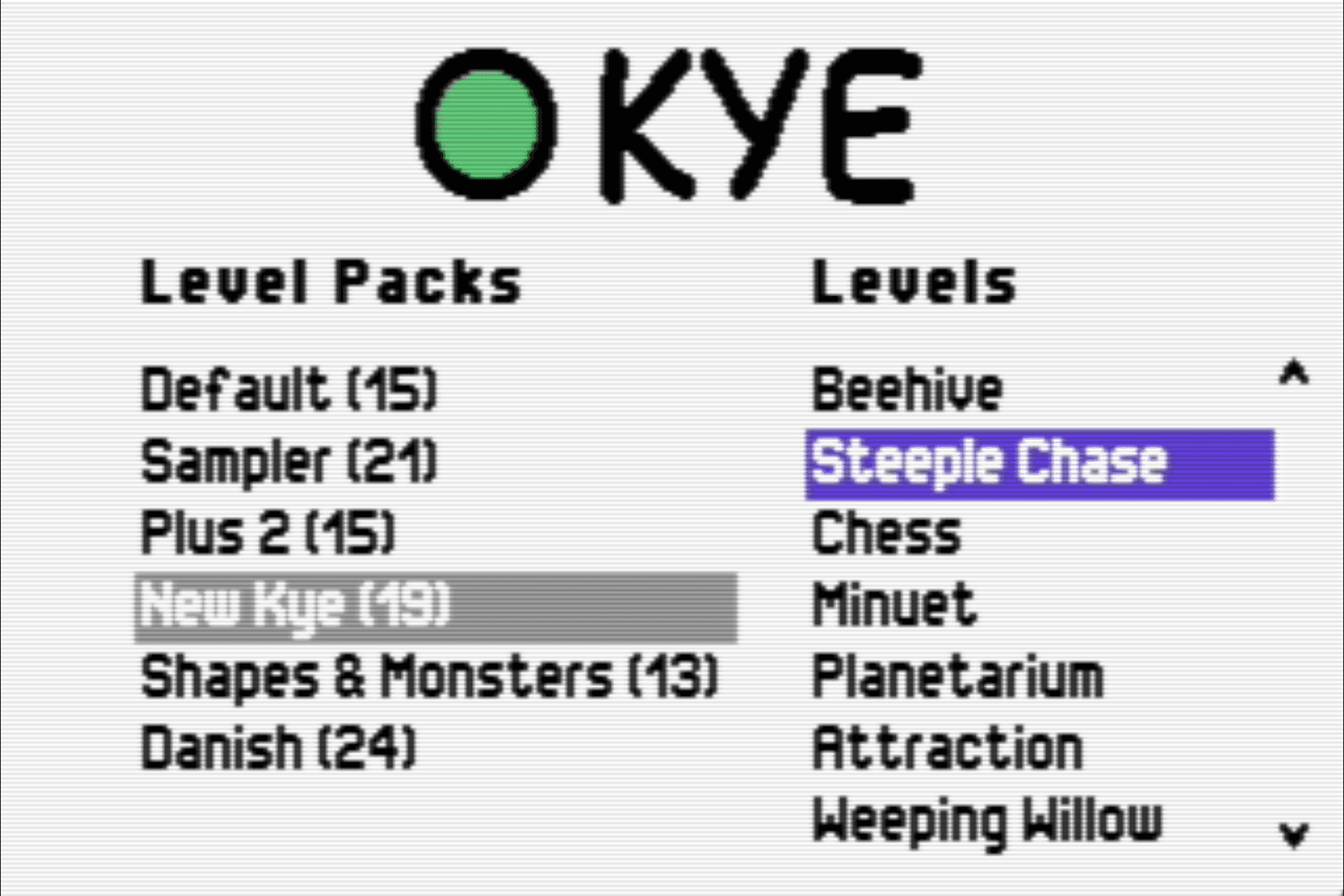 Kye for C64 screenshot 2