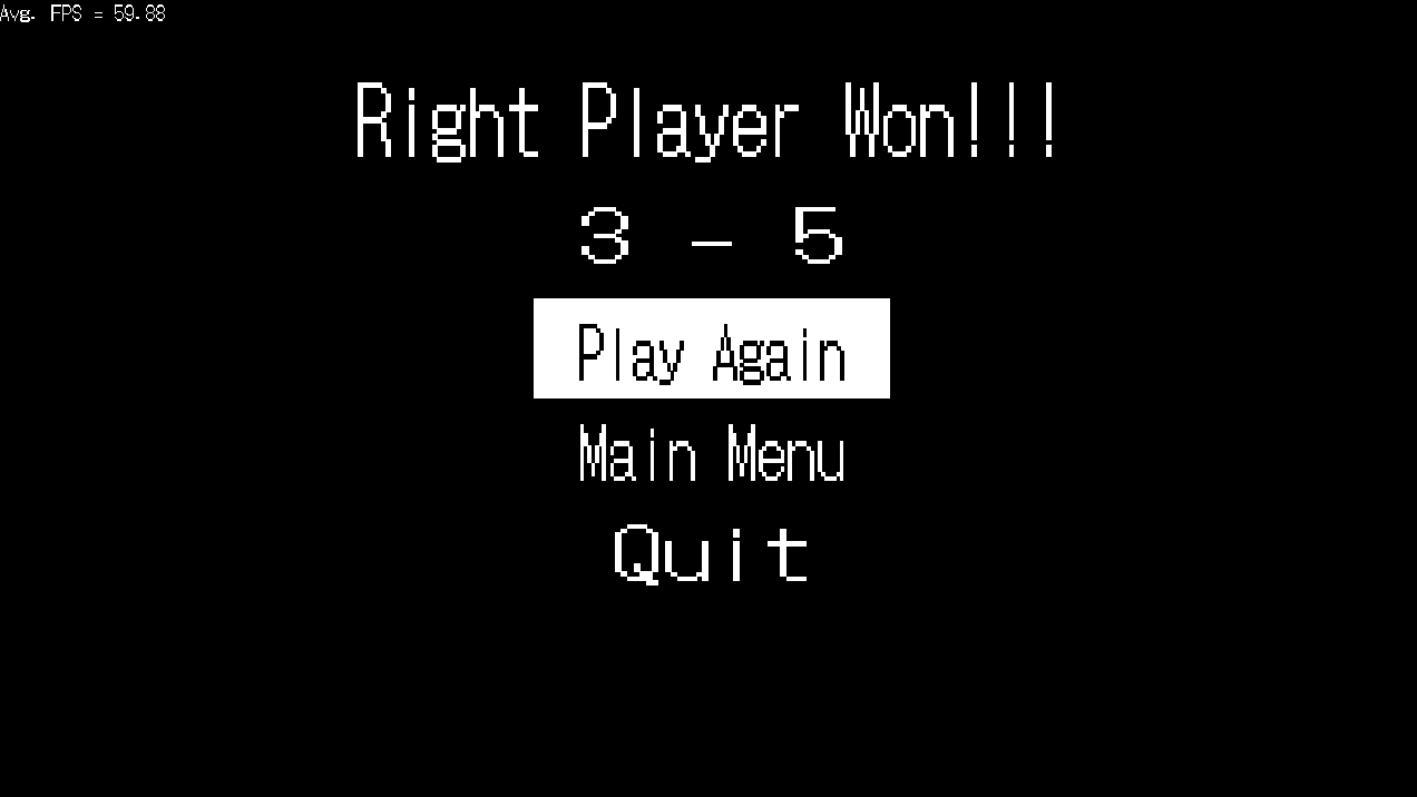 pong_sdl screenshot 2