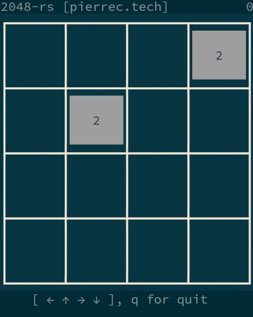 2048-rs screenshot