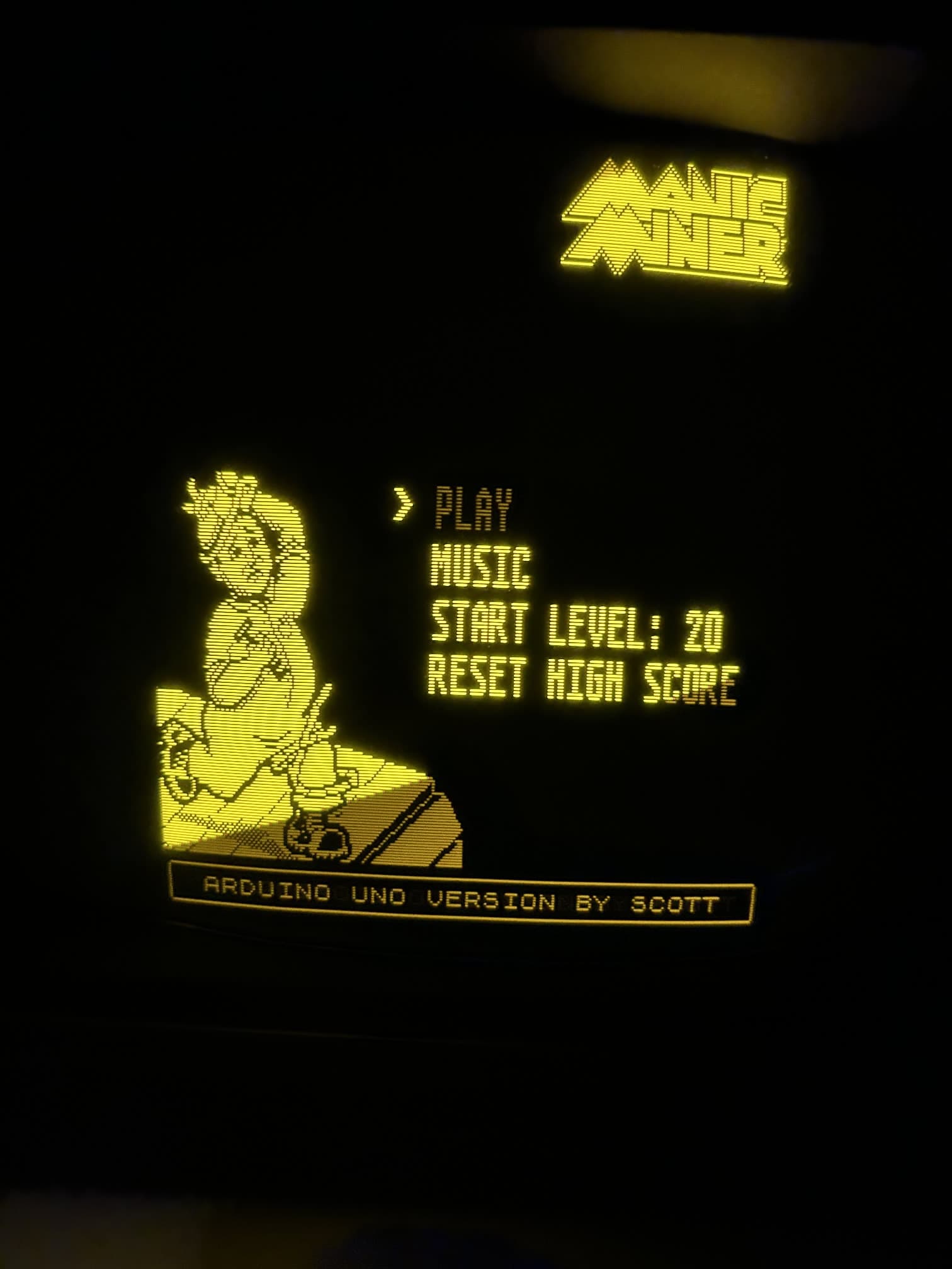 Arduino UNO Game Engine screenshot