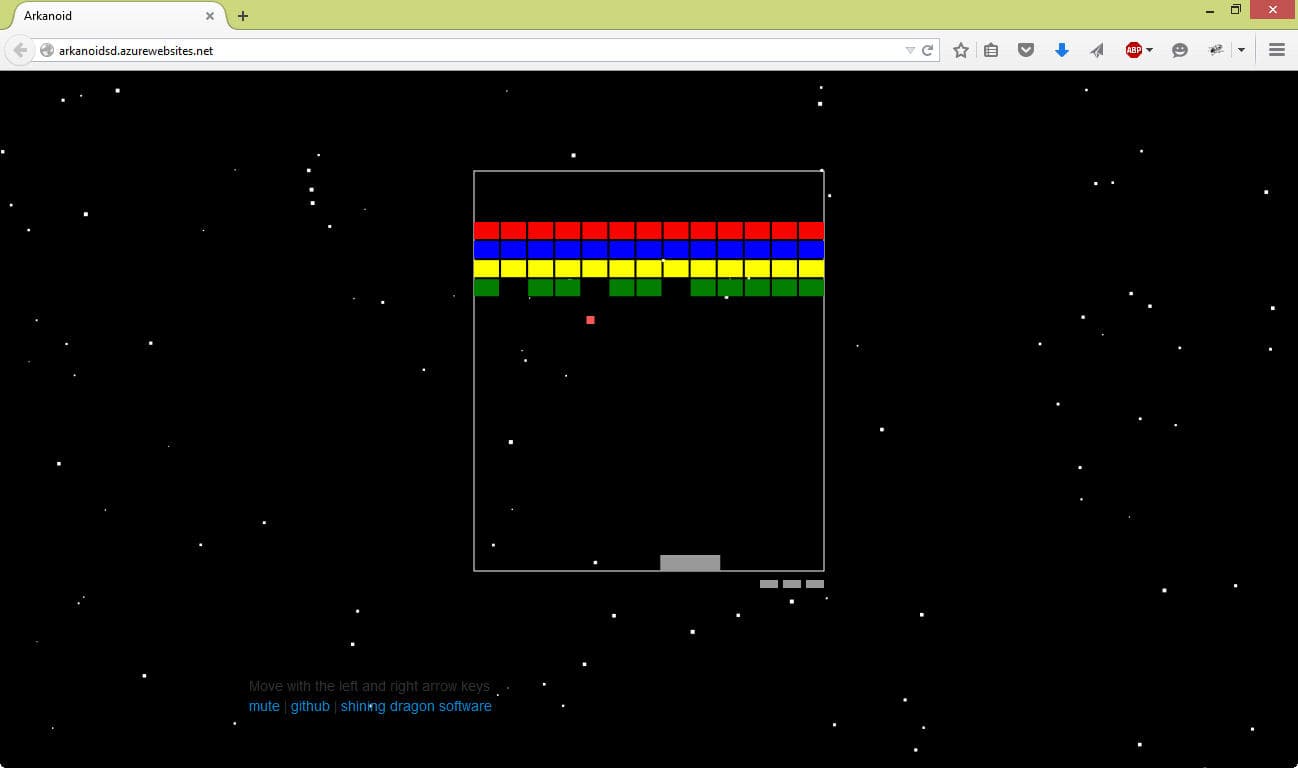 Arkanoid screenshot