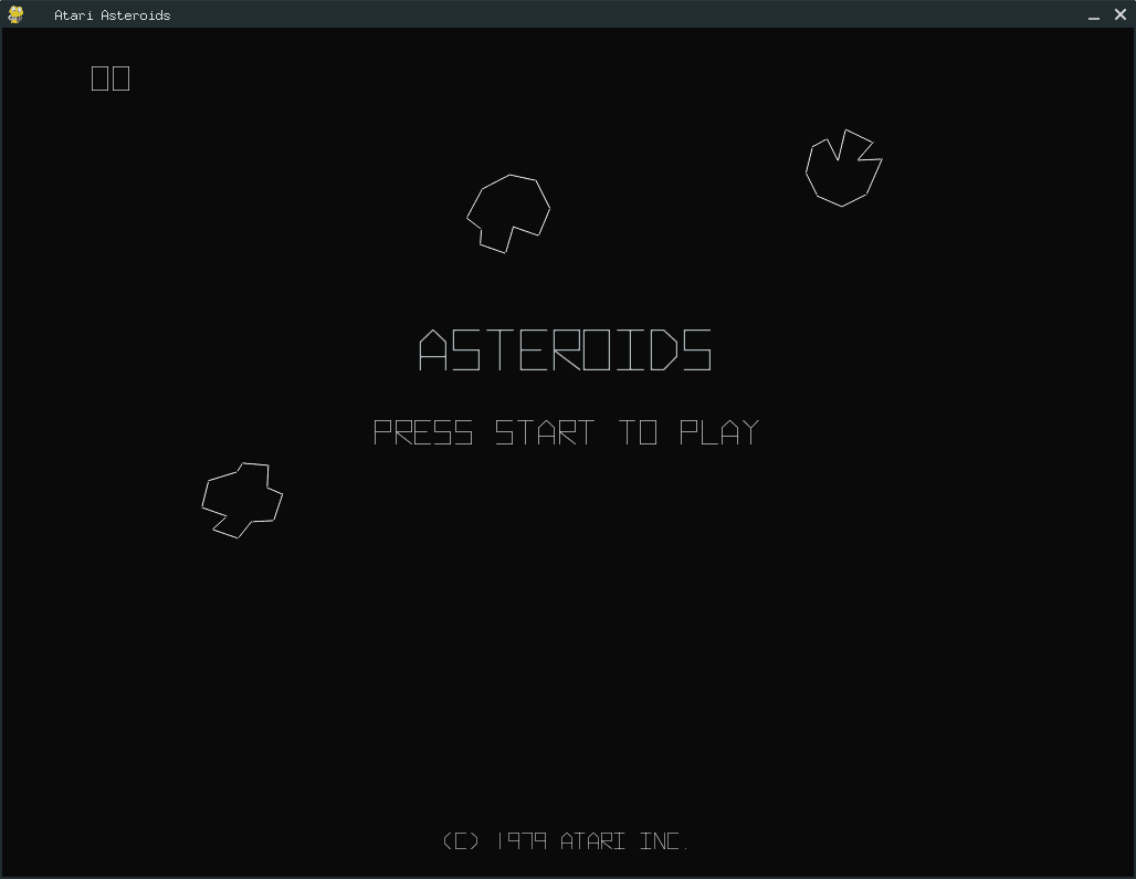 Atari Asteroids screenshot