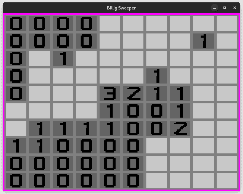 Billig-Sweeper screenshot