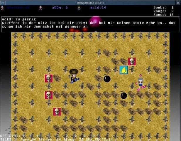 Bomberclone screenshot