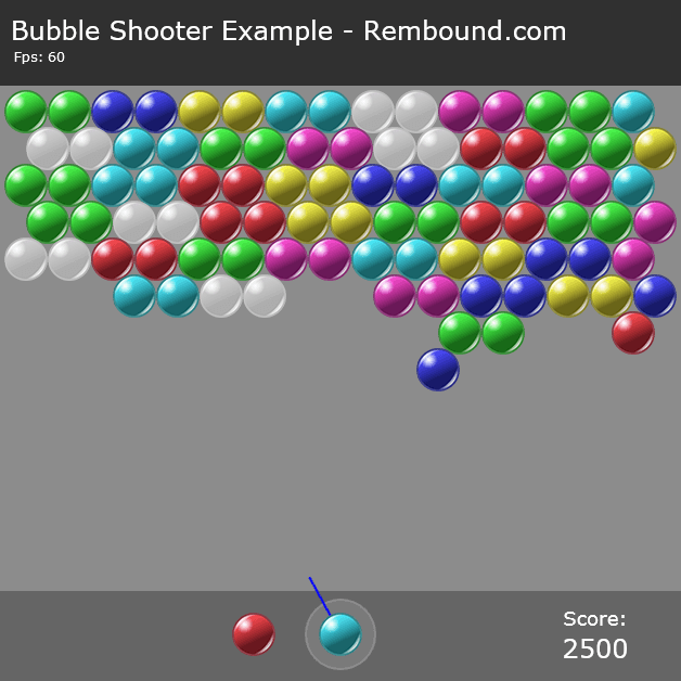 Bubble Shooter HTML5 screenshot