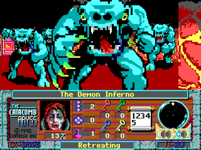 Catacomb 3-D: The Descent screenshot