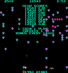 Centipede Disassembly screenshot