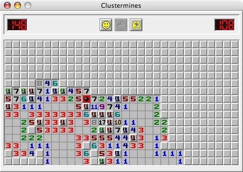 Clustermines screenshot