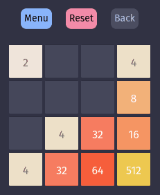 cosmic-ext-2048 screenshot