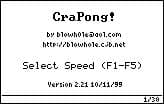 CraPong! screenshot