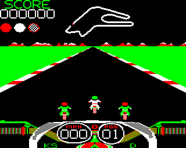 Crazee Rider ( Acorn Electron ) screenshot