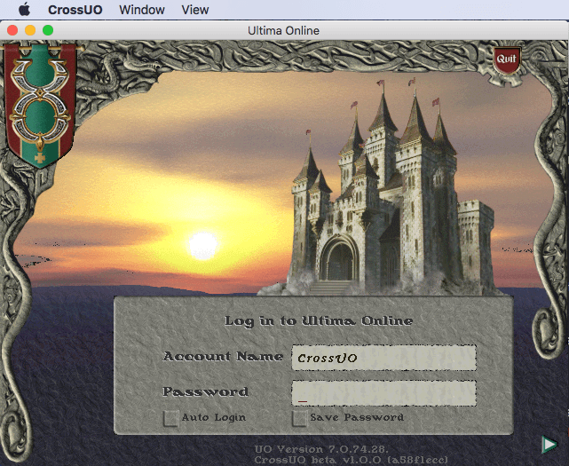 CrossUO: Ultima Online screenshot