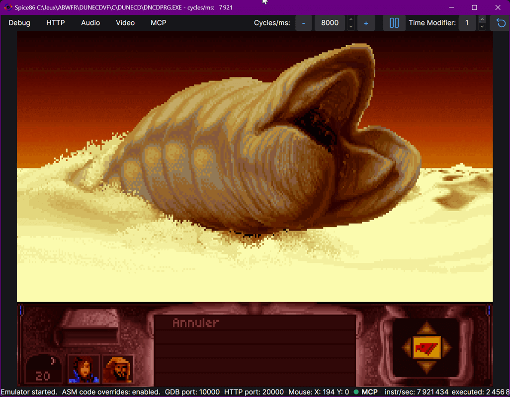 Cryogenic screenshot