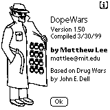 DopeWars for Palm OS screenshot