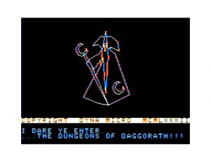 Dungeons of Daggorath (Original source code) screenshot
