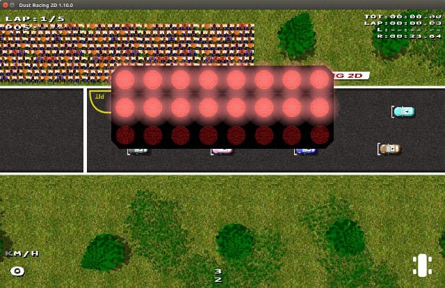 Dust Racing 2D screenshot