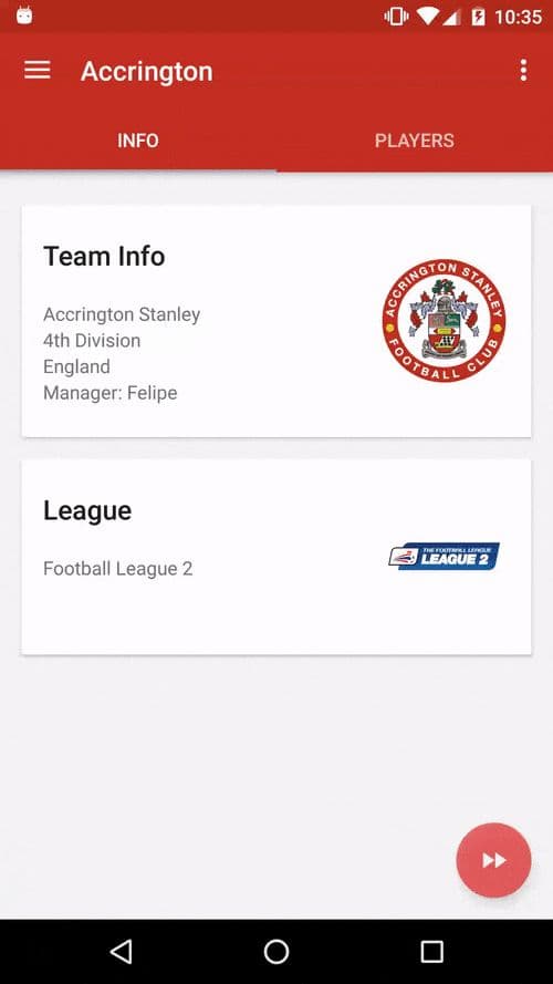 EliFUT Android app screenshot