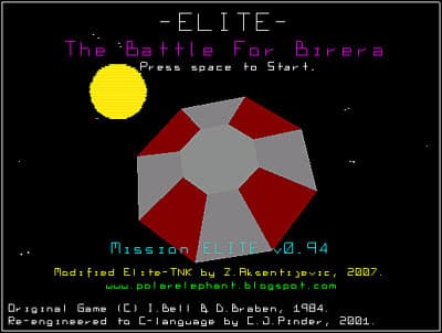 Elite remake screenshot