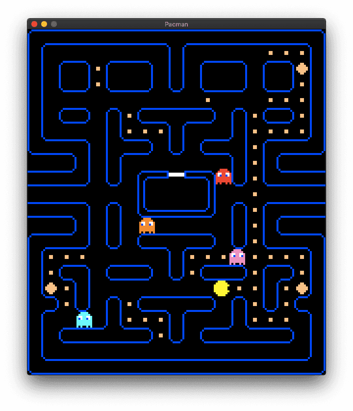 EnTT Pacman screenshot