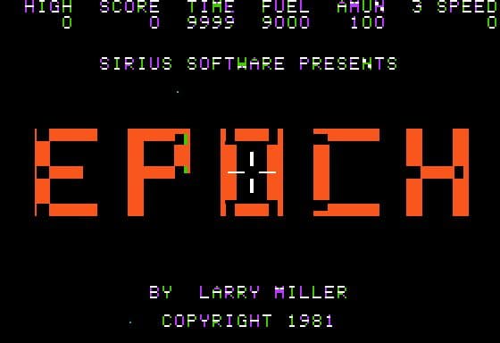 Epoch Disassembly screenshot