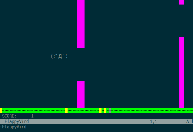 FlappyVird screenshot