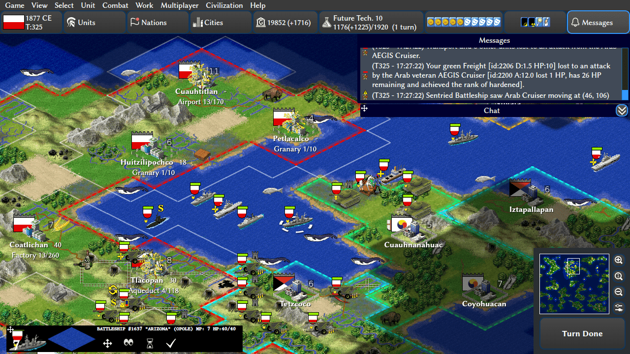 Freeciv21 screenshot