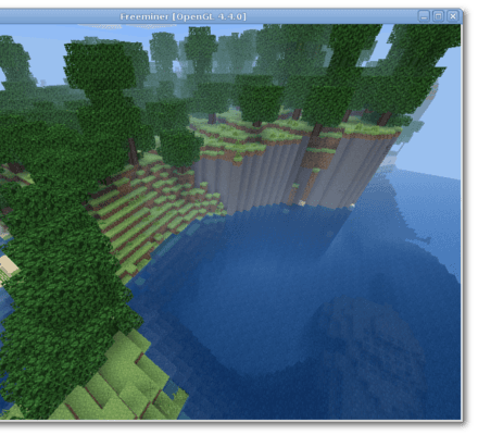 Freeminer screenshot