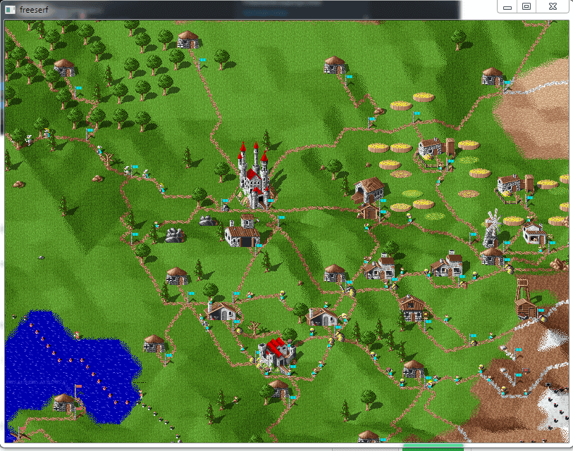 Freeserf screenshot