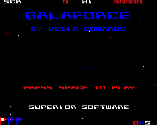 Galaforce ( Acorn Electron ) screenshot