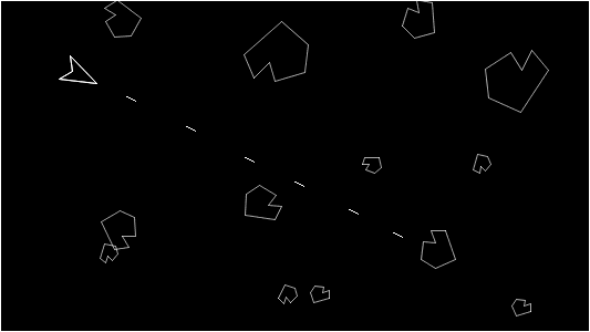 Games-Asteroids screenshot