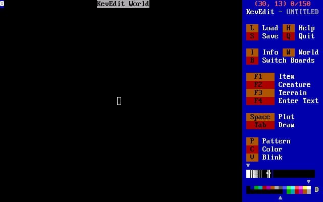 KevEdit screenshot