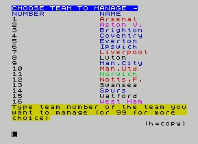 Kevin Toms Football Manager screenshot