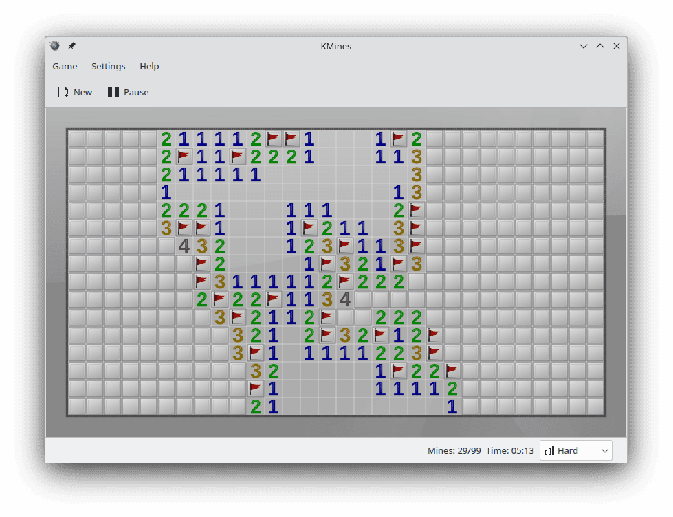 KMines screenshot