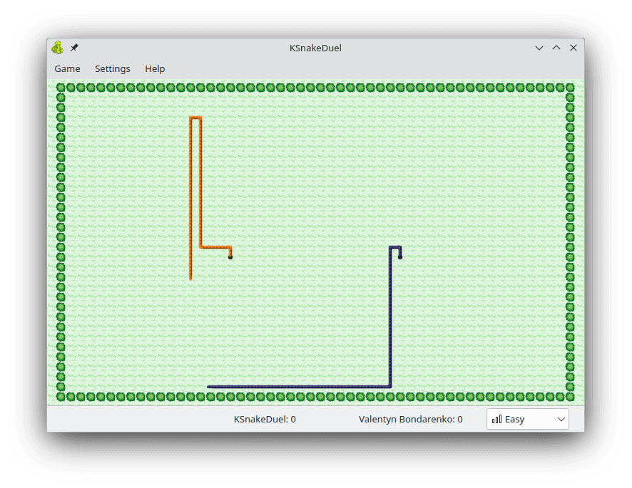 KSnakeDuel screenshot