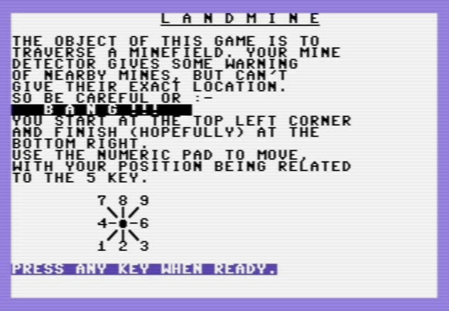 Landmine (1984) screenshot