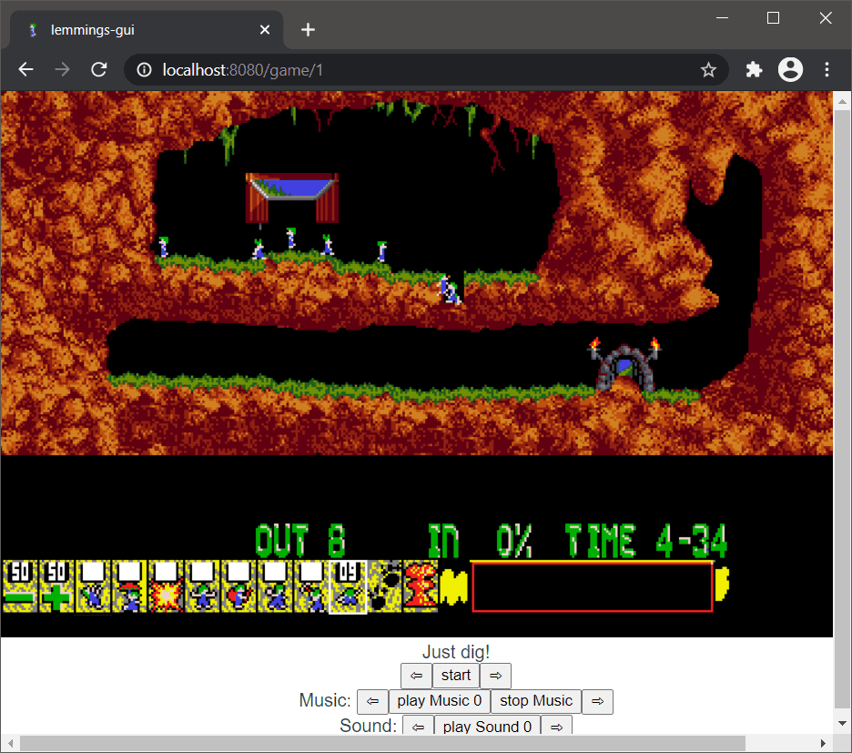 Lemmings.ts screenshot