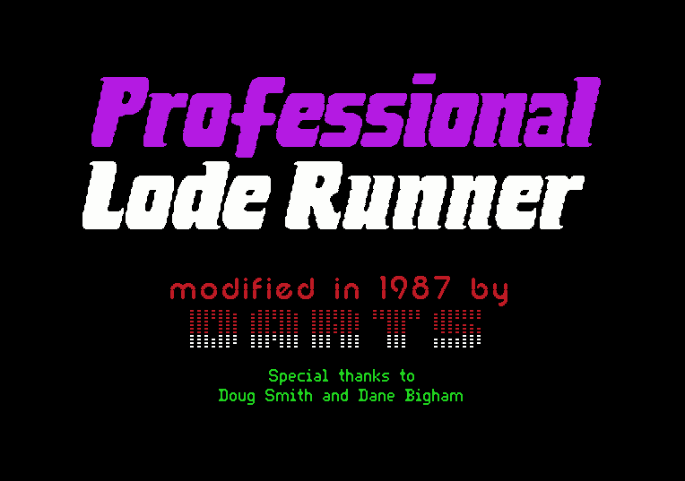 Lode Runner(s) ReM V2 screenshot