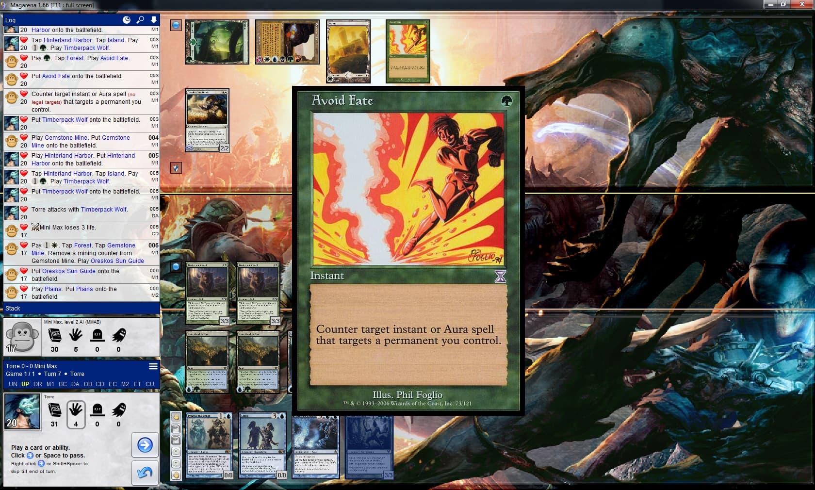 Magarena screenshot