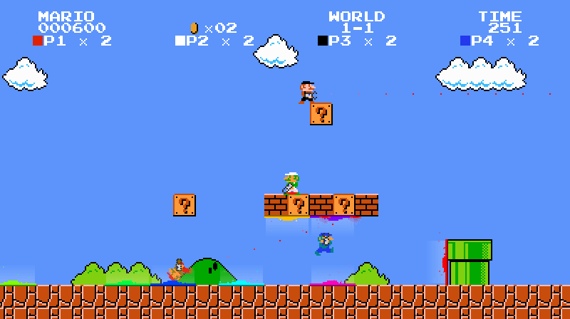 Mari0 screenshot