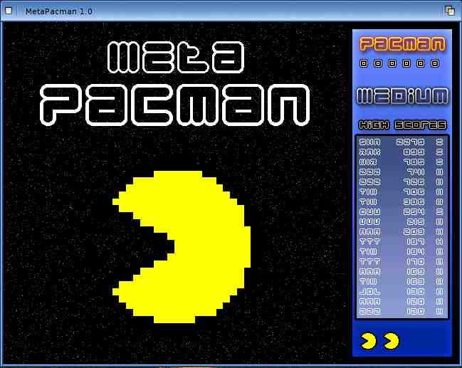 MetaPacman screenshot