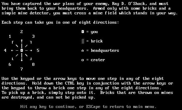 Mine Field (1989) screenshot