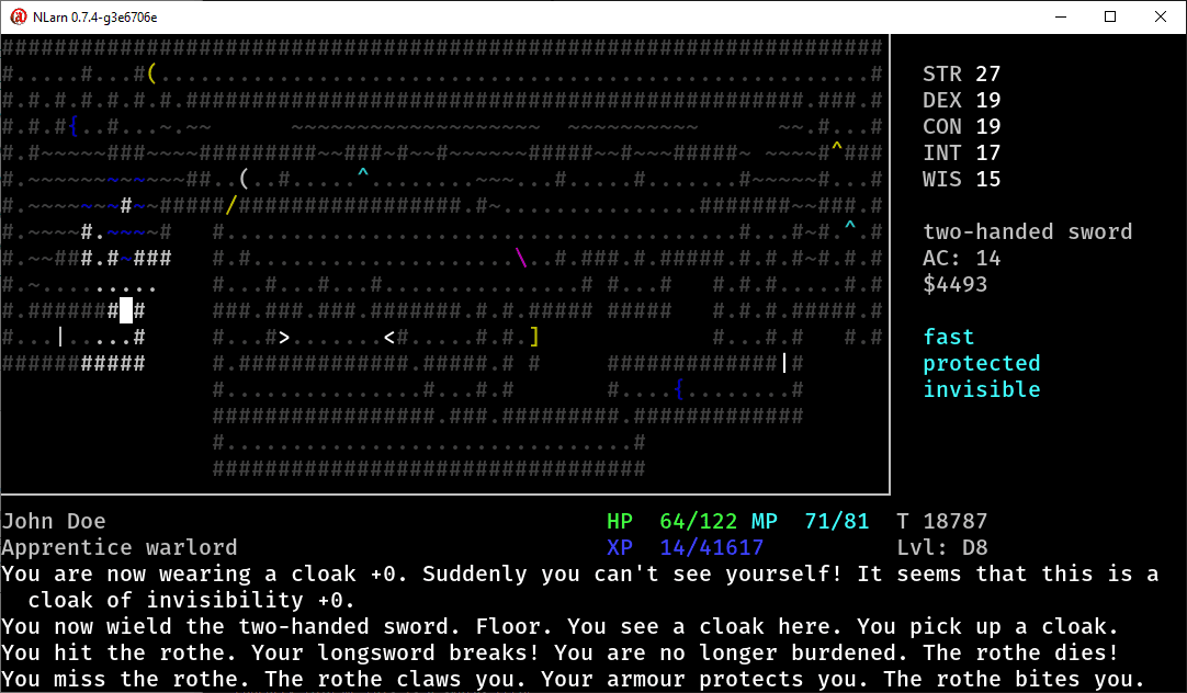 NLarn screenshot
