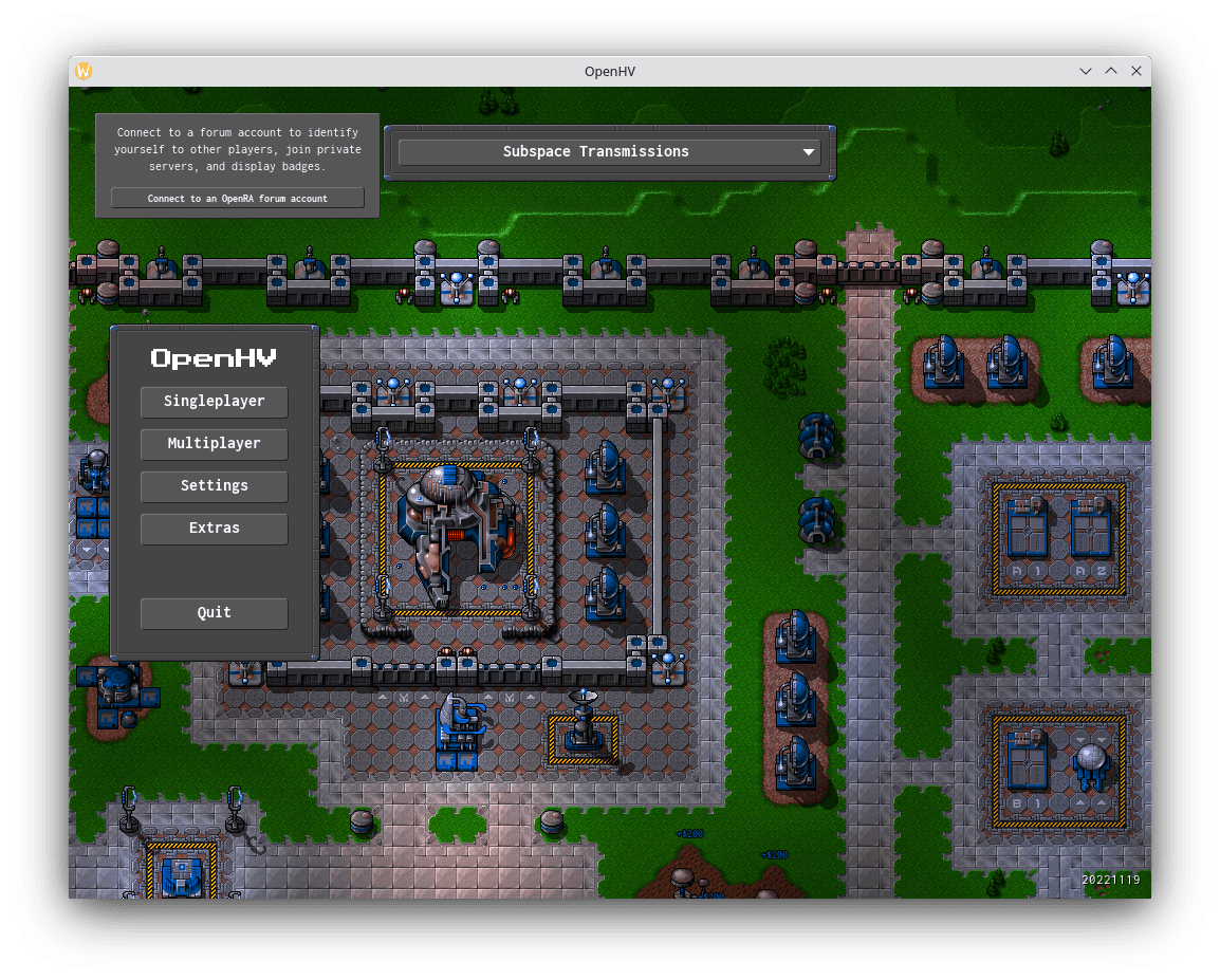 OpenHV screenshot
