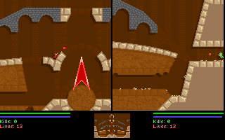 OpenLiero screenshot