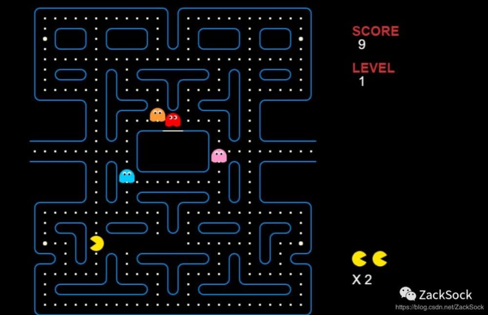 Pacman 吃豆游戏 screenshot