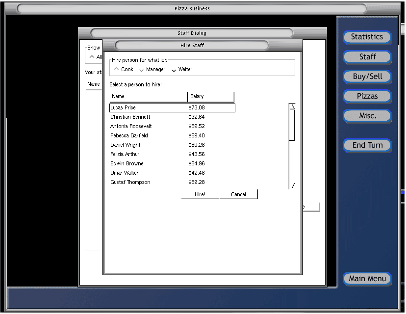 Pizza Business screenshot