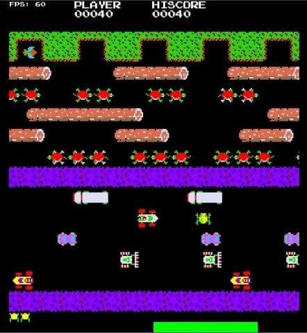 pyFrogger screenshot