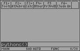 Pythonc screenshot