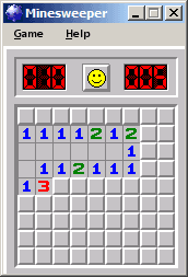 QB64 Minesweeper screenshot